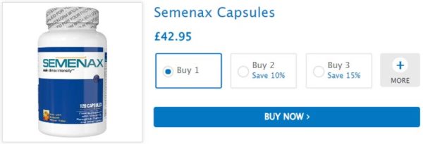 Buy Semenax Volume Enhancer Pills 