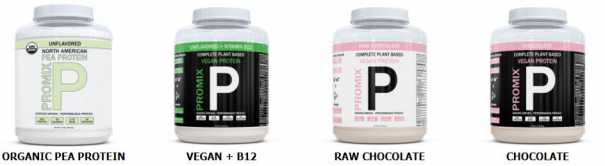 Promix Vegan Protein Flavors