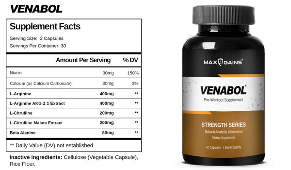 Venabol Ingredients